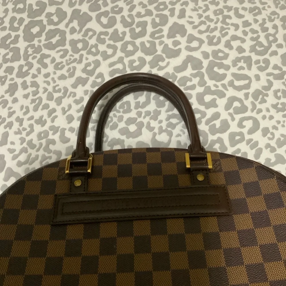 Luxury Brown Checkered Men's Bag